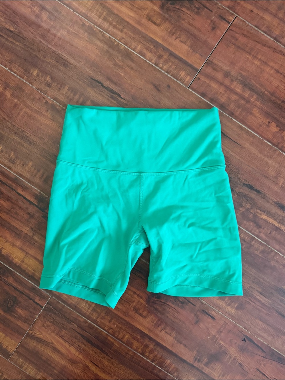 lululemon athletica High-Rise Bike Shorts in Bright Teal